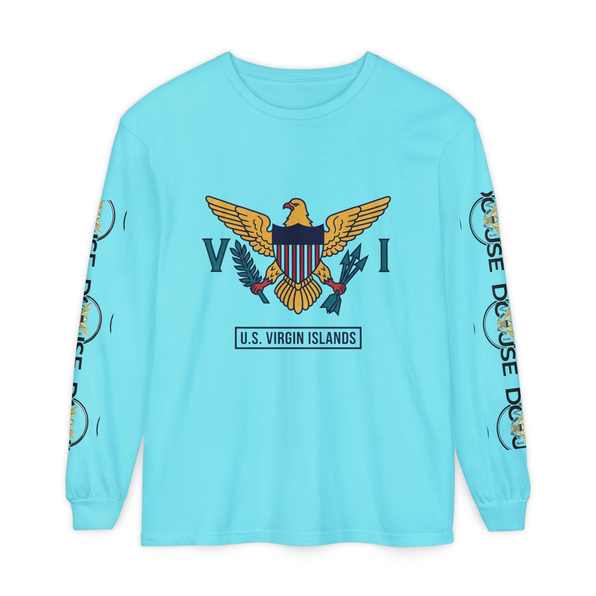 USVI Map Long Sleeve Tee