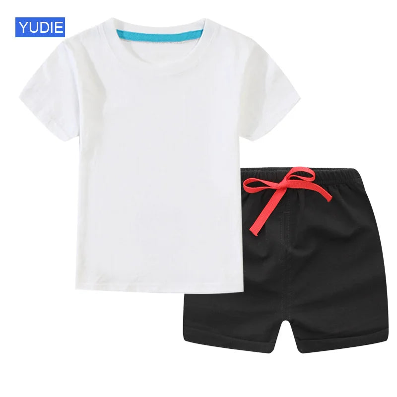 Kids' T-Shirt & Shorts Summer Casual Set