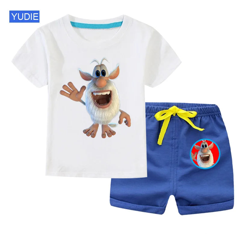 Kids' T-Shirt & Shorts Summer Casual Set