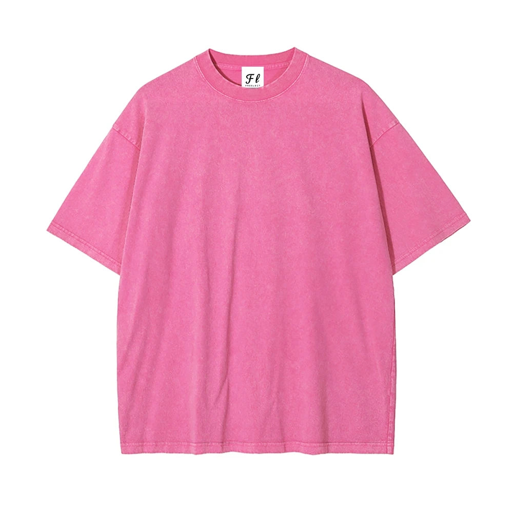 260gsm Heavyweight Vintage Washed Cotton T-Shirt