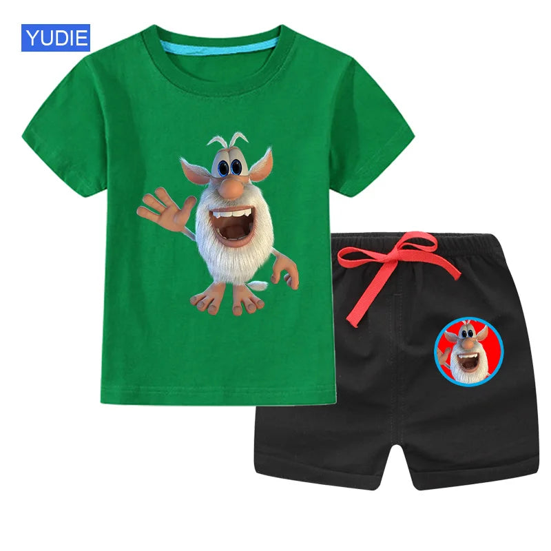 Kids' T-Shirt & Shorts Summer Casual Set