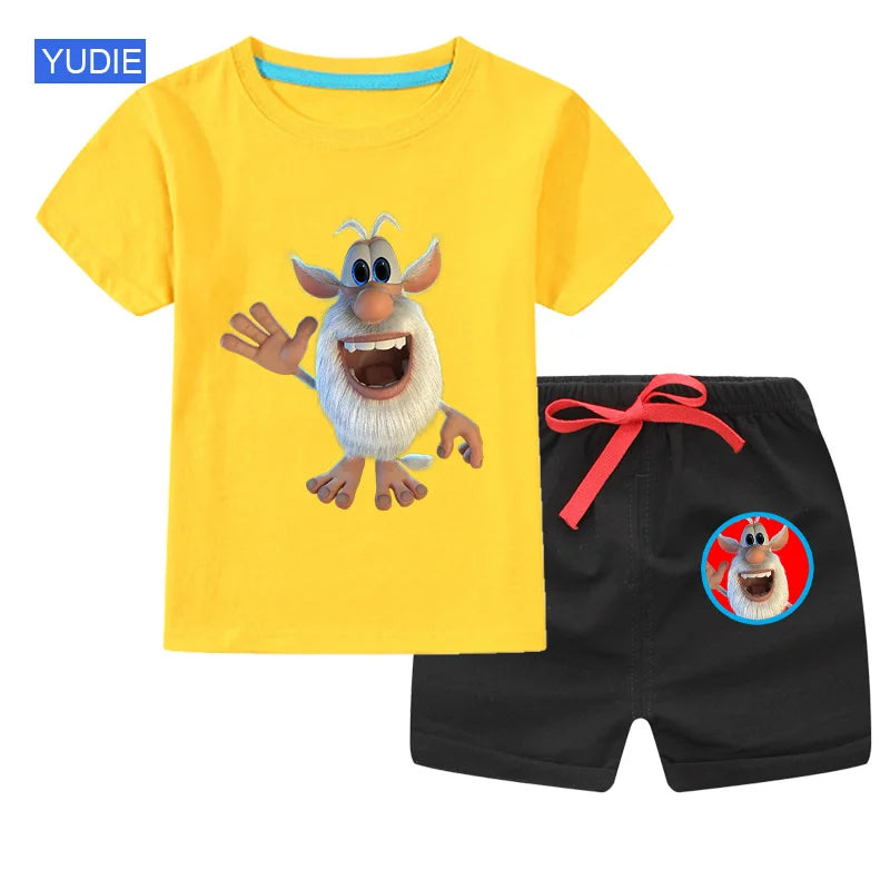 Kids' T-Shirt & Shorts Summer Casual Set