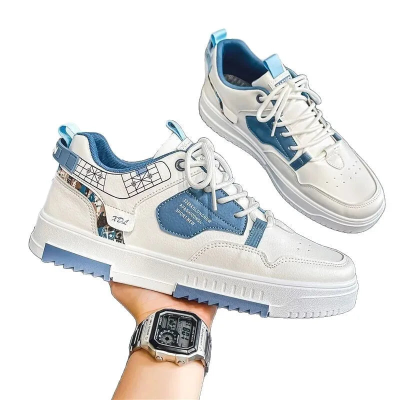 Men's Platform Lace-Up Sneakers