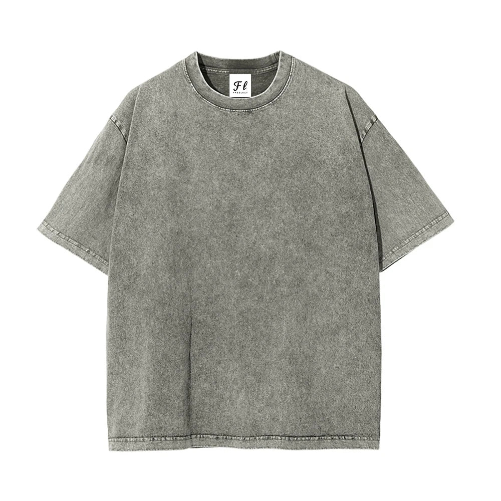 260gsm Heavyweight Vintage Washed Cotton T-Shirt