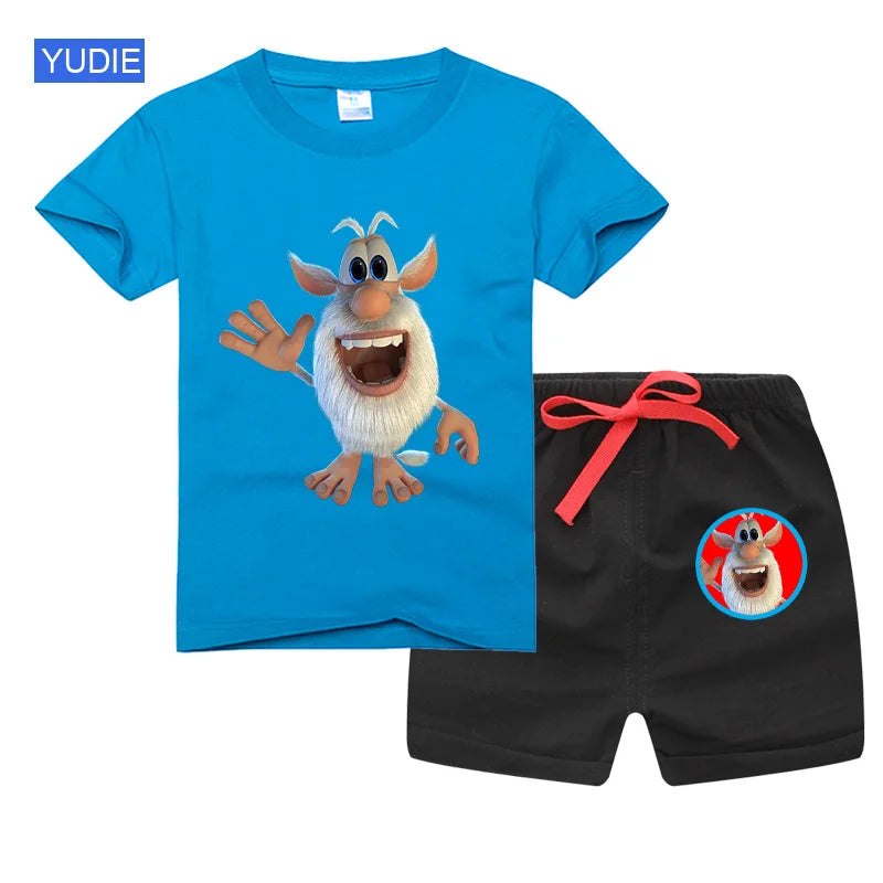 Kids' T-Shirt & Shorts Summer Casual Set
