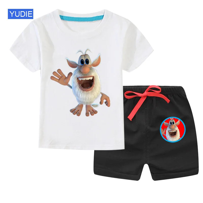 Kids' T-Shirt & Shorts Summer Casual Set
