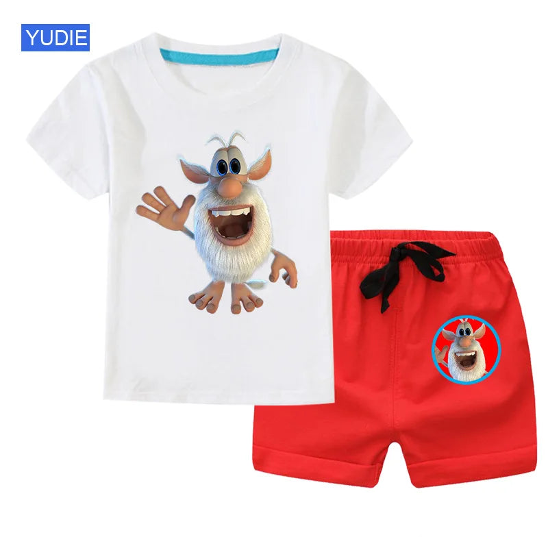 Kids' T-Shirt & Shorts Summer Casual Set