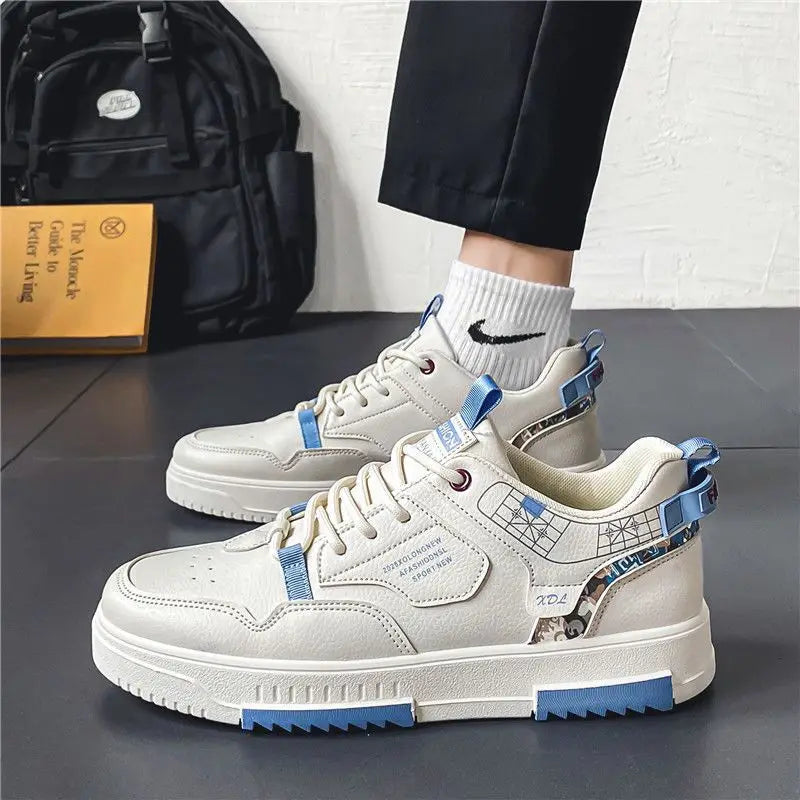 Men's Platform Lace-Up Sneakers