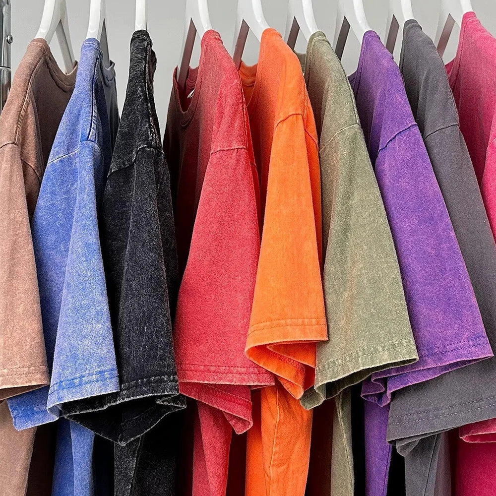 260gsm Heavyweight Vintage Washed Cotton T-Shirt
