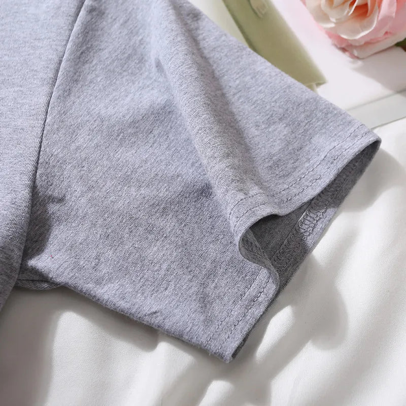Women's High-Waist Solid Crop T-Shirt