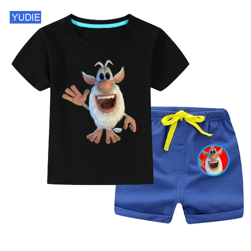 Kids' T-Shirt & Shorts Summer Casual Set