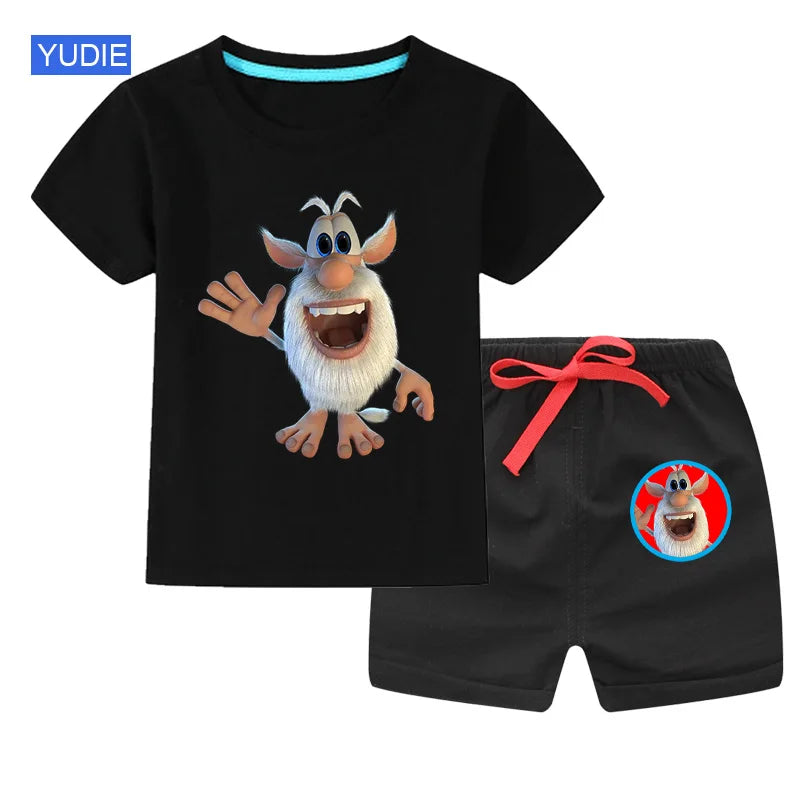 Kids' T-Shirt & Shorts Summer Casual Set