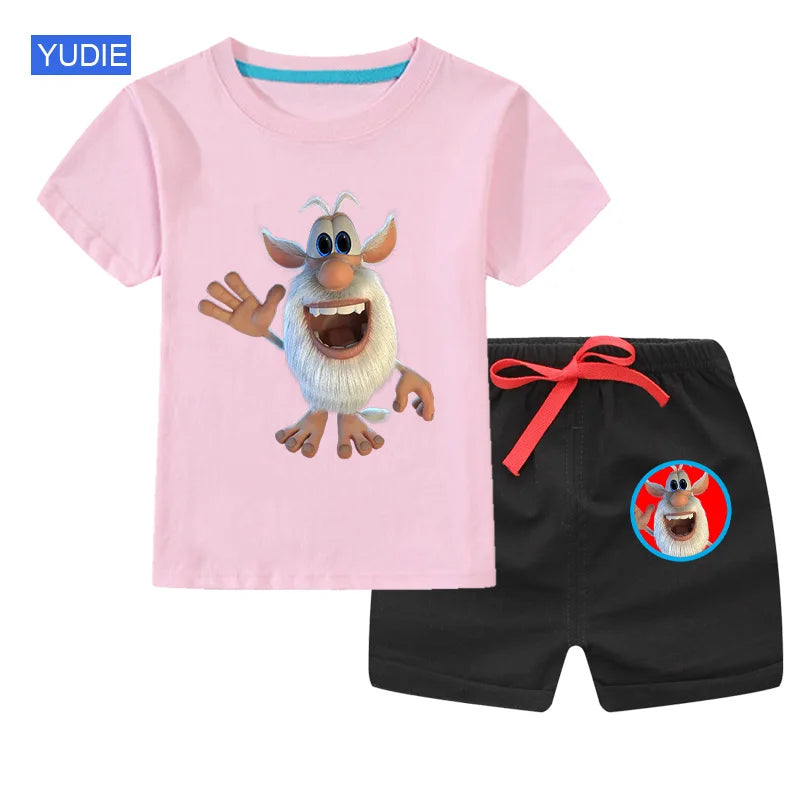 Kids' T-Shirt & Shorts Summer Casual Set
