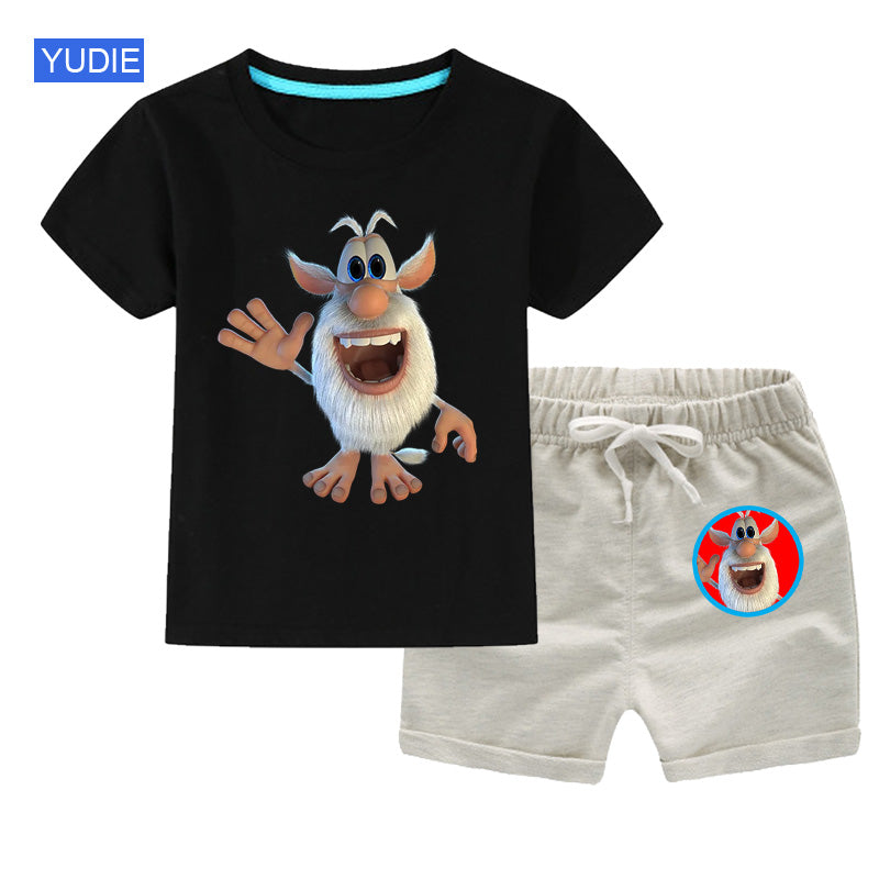 Kids' T-Shirt & Shorts Summer Casual Set