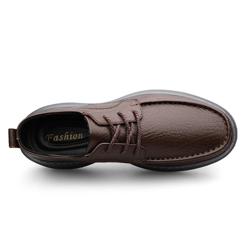 Men's Cowhide Boat Boots
