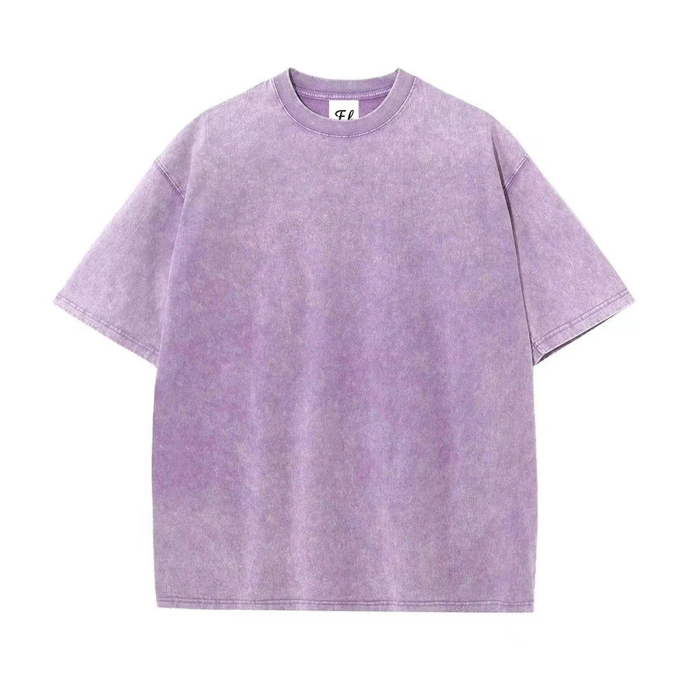 260gsm Heavyweight Vintage Washed Cotton T-Shirt