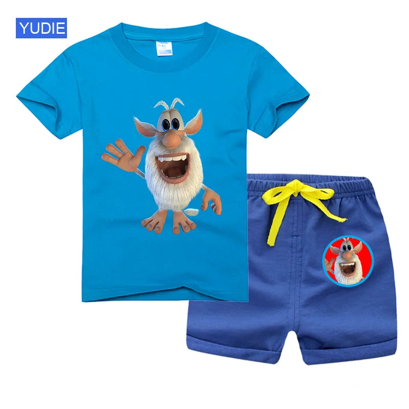 Kids' T-Shirt & Shorts Summer Casual Set