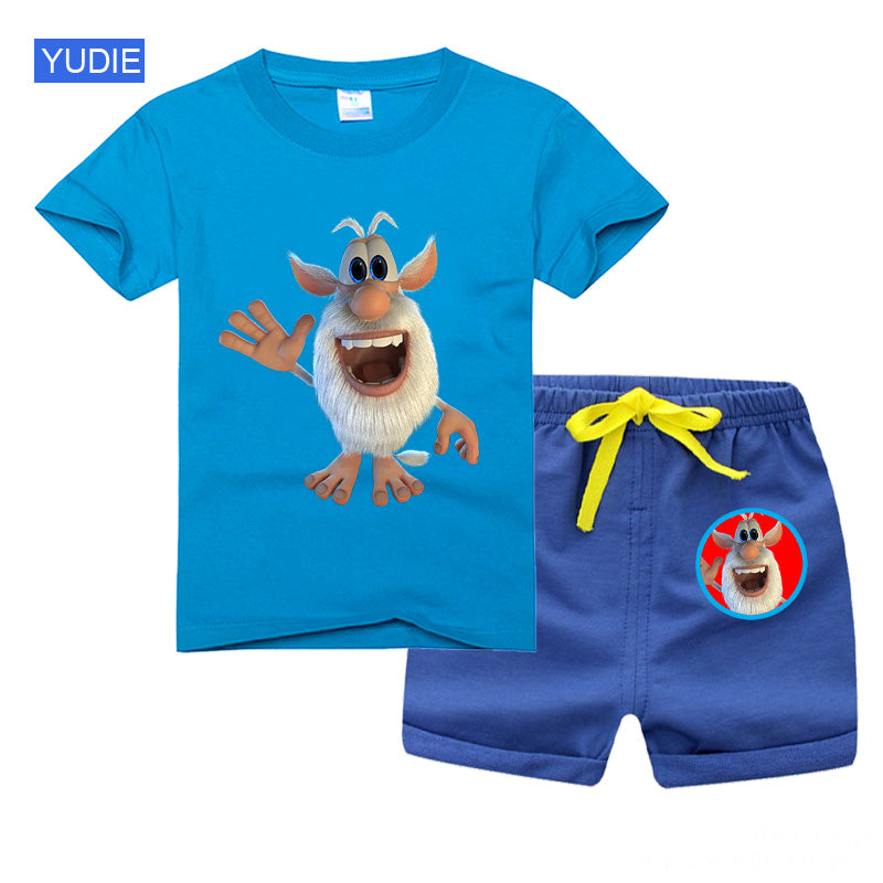Kids' T-Shirt & Shorts Summer Casual Set