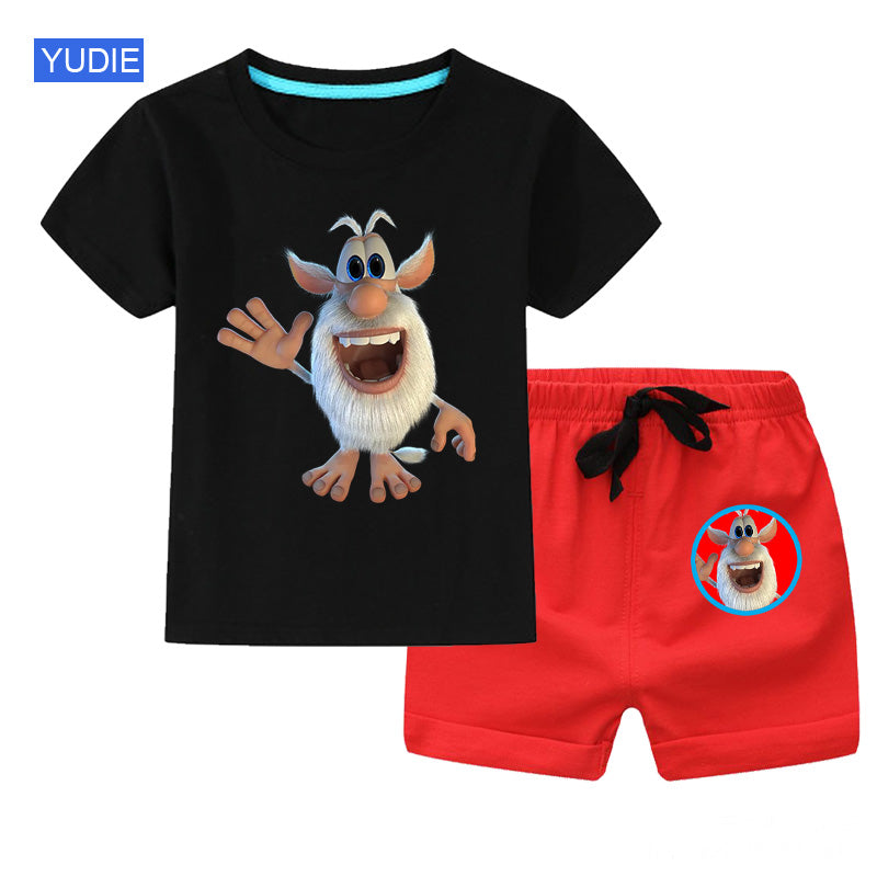 Kids' T-Shirt & Shorts Summer Casual Set