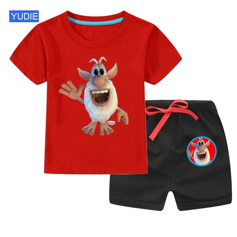 Kids' T-Shirt & Shorts Summer Casual Set