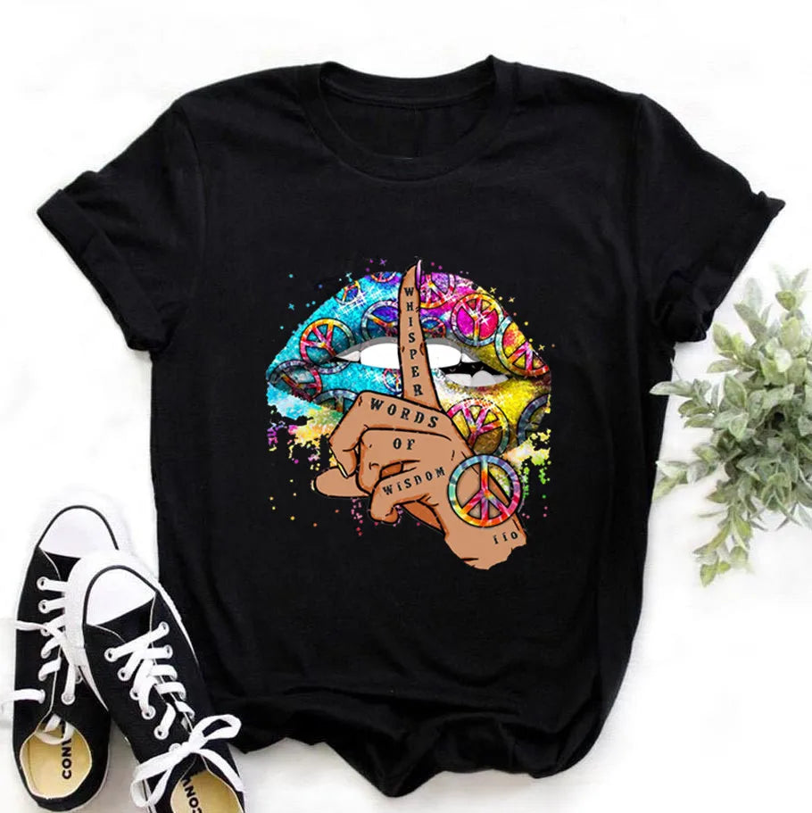 Women's Dragon Print Graphic Tee
