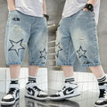 Boys' Wide-Leg Denim Shorts