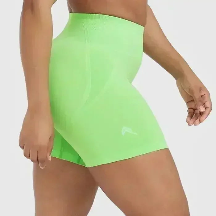 Women's High-Waist Seamless Scrunch Shorts