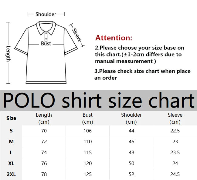 Men's 3D Pattern Print Polo Shirt