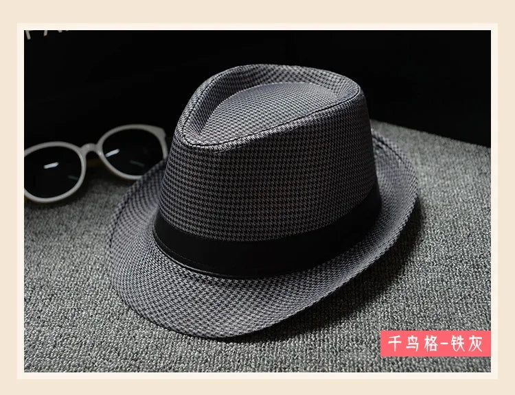 Unisex Vintage Fedora Panama Hat