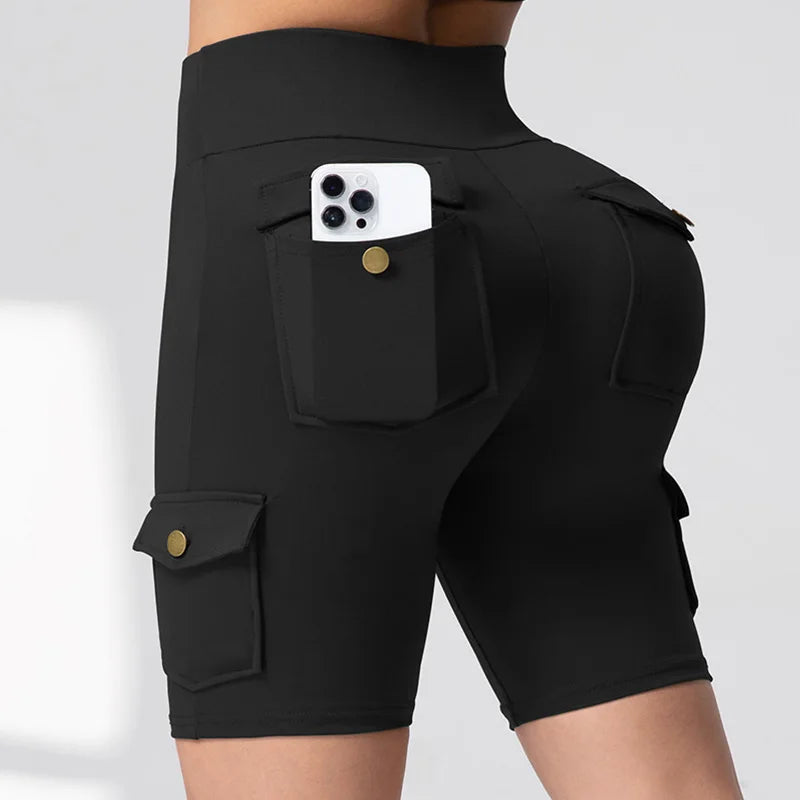 Women's Camo Butt-Lifting Workout Shorts