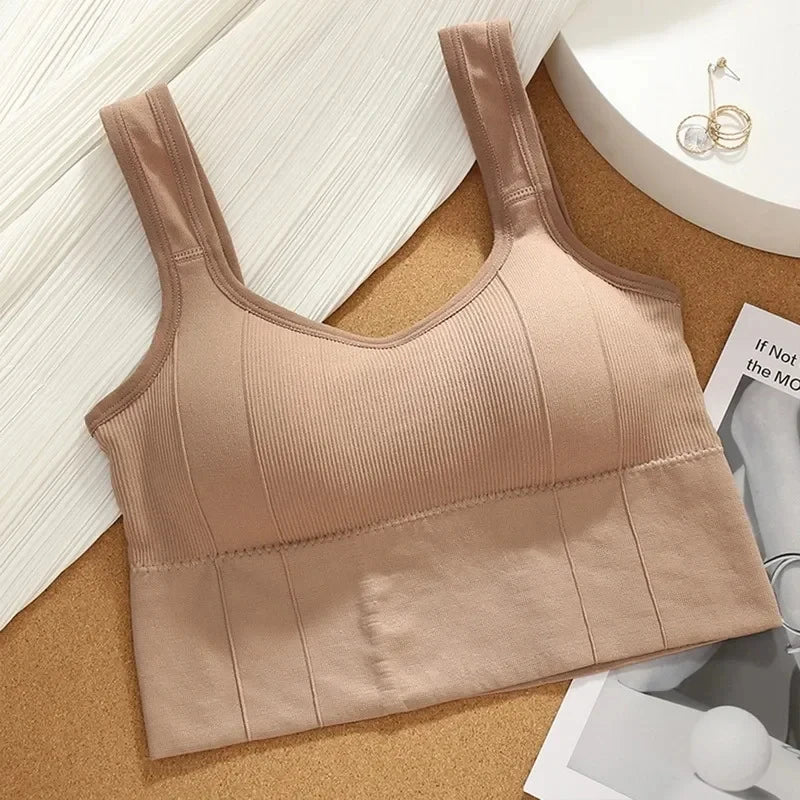 Women's Seamless Push-Up Sports Bra