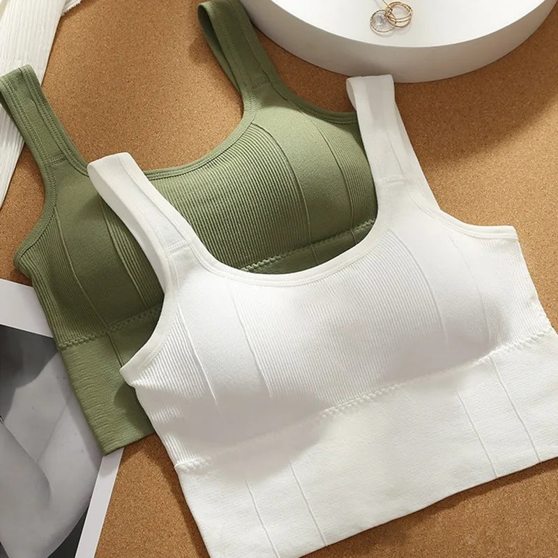 Women's Seamless Push-Up Sports Bra