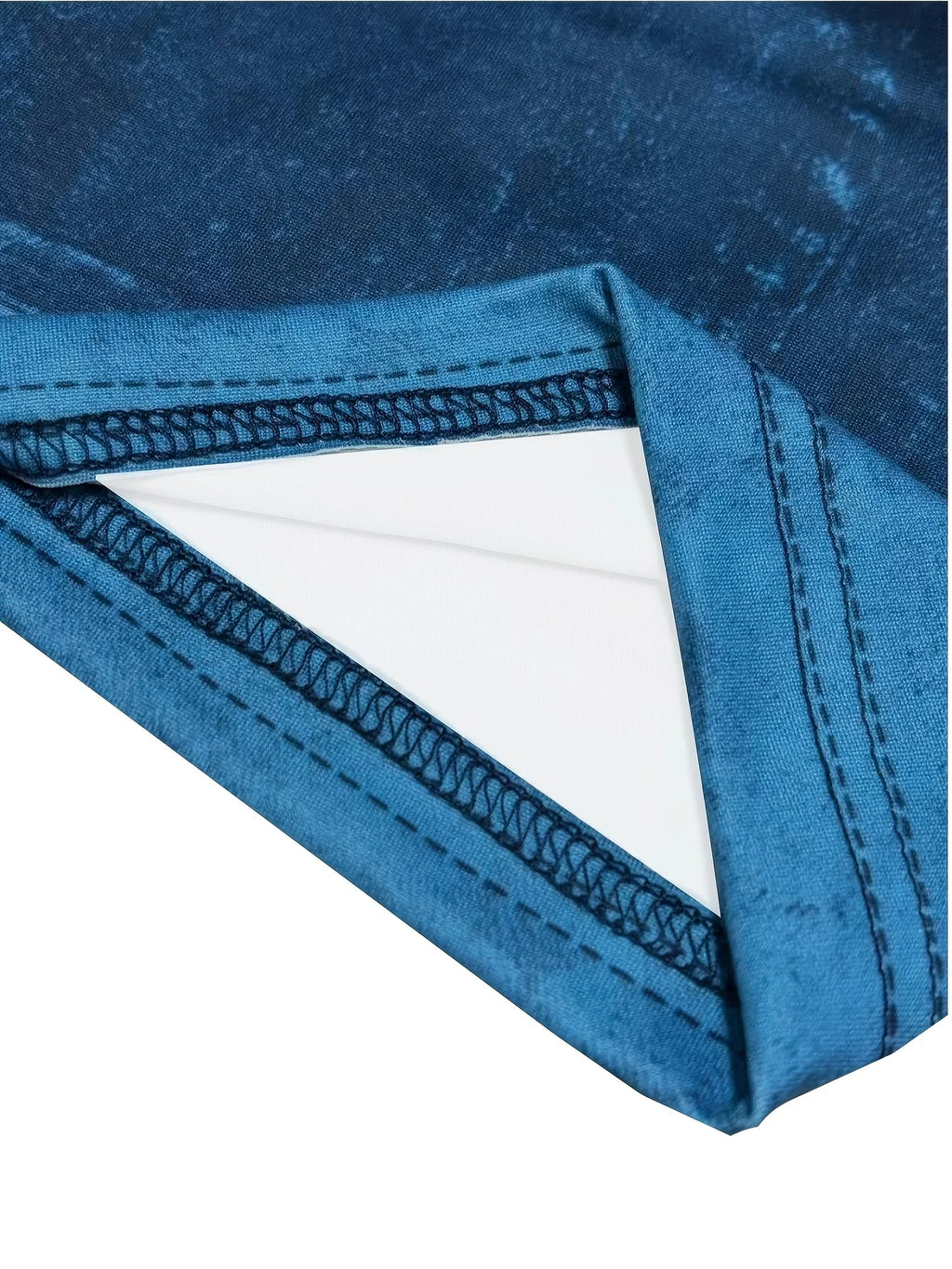 Women's Plus Size Faux Denim Biker Shorts