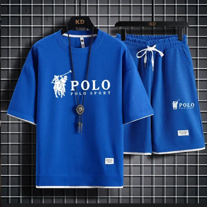 Men's Fitness T-Shirt & Shorts Jogging Set