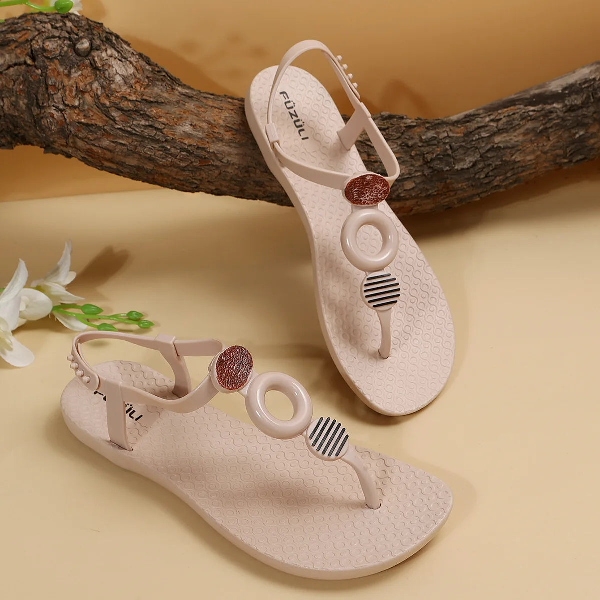 Women's Bohemian Beach Flip Flops