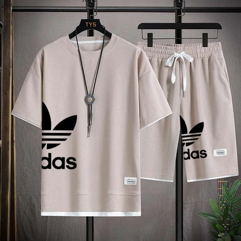 Men's Basketball T-Shirt & Shorts Sports Set