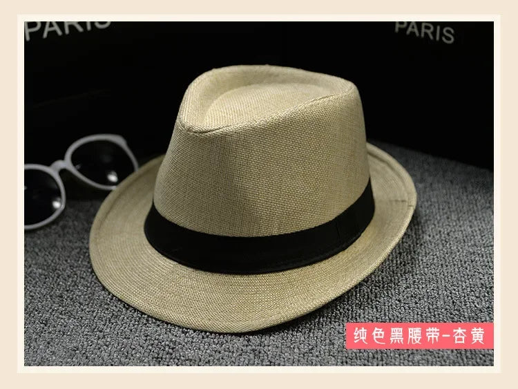Unisex Vintage Fedora Panama Hat