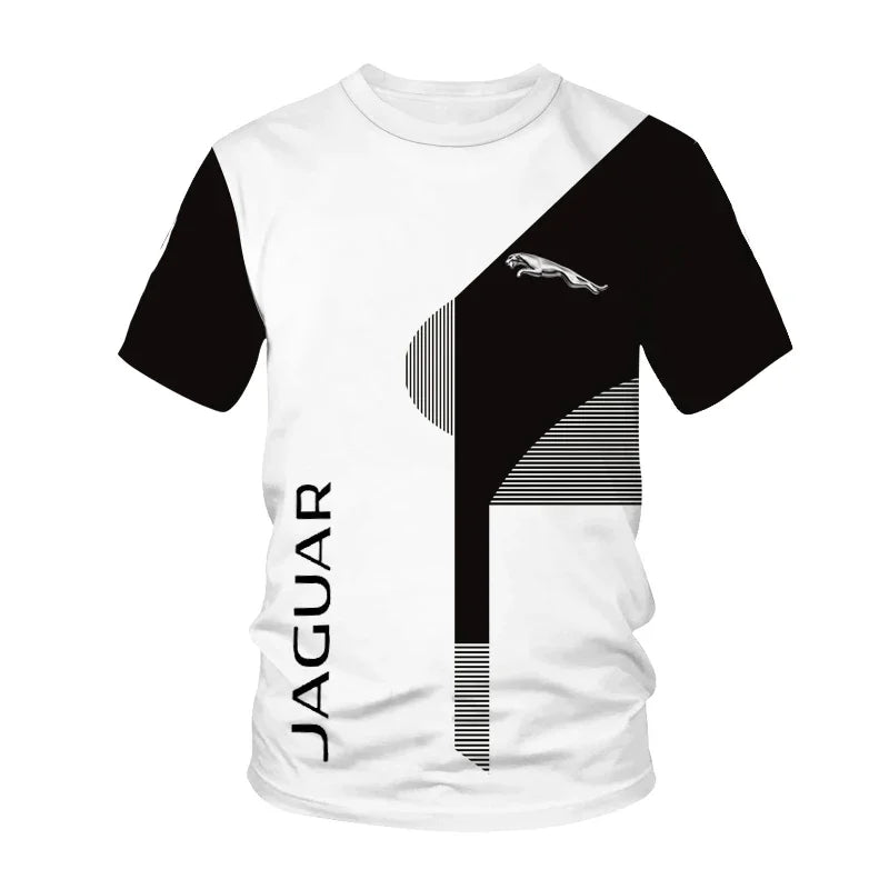 Unisex 3D Jaguar Racing Print T-Shirt