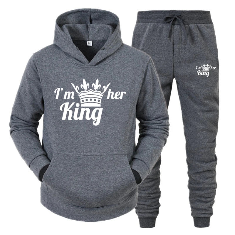 Couples' QUEEN KING Matching Hoodie Set