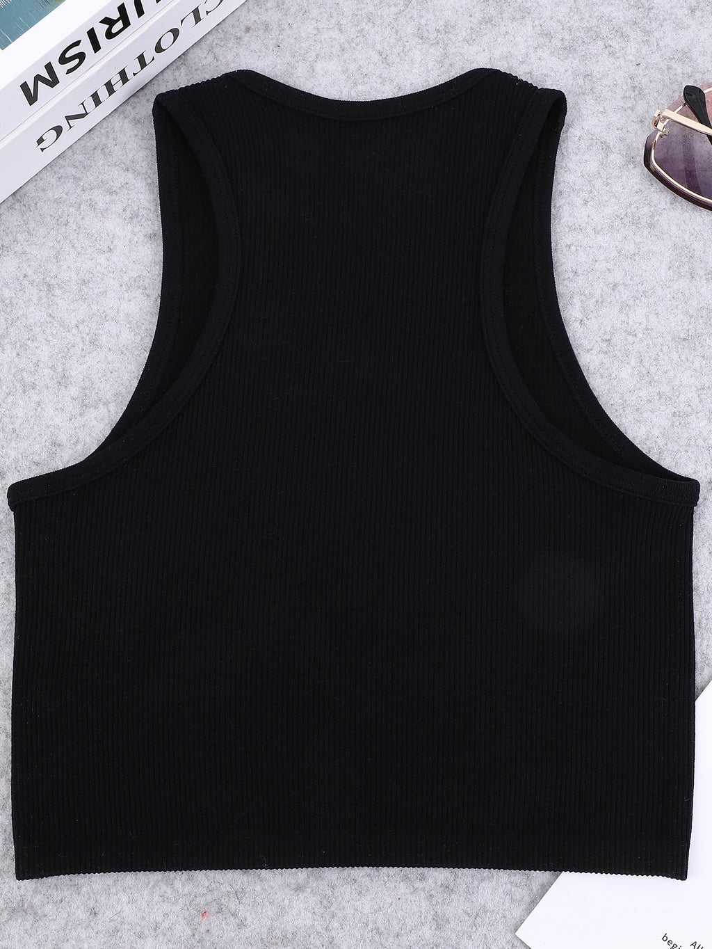 Women's Ribbed Yoga Vest
