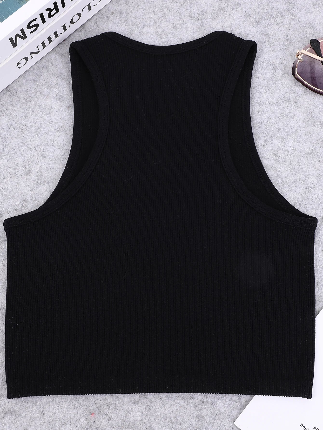 Women's Ribbed Yoga Vest
