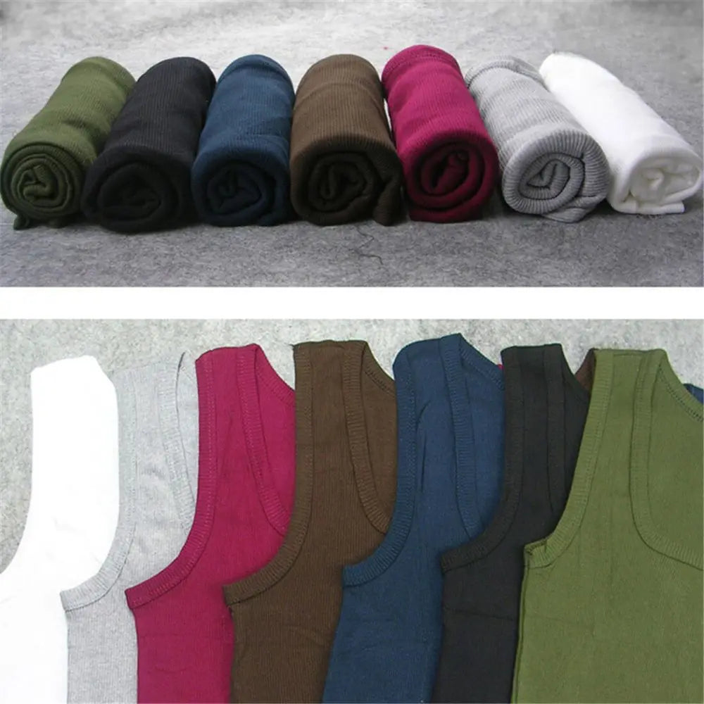 Men's Cotton Sleeveless Fitness Vest