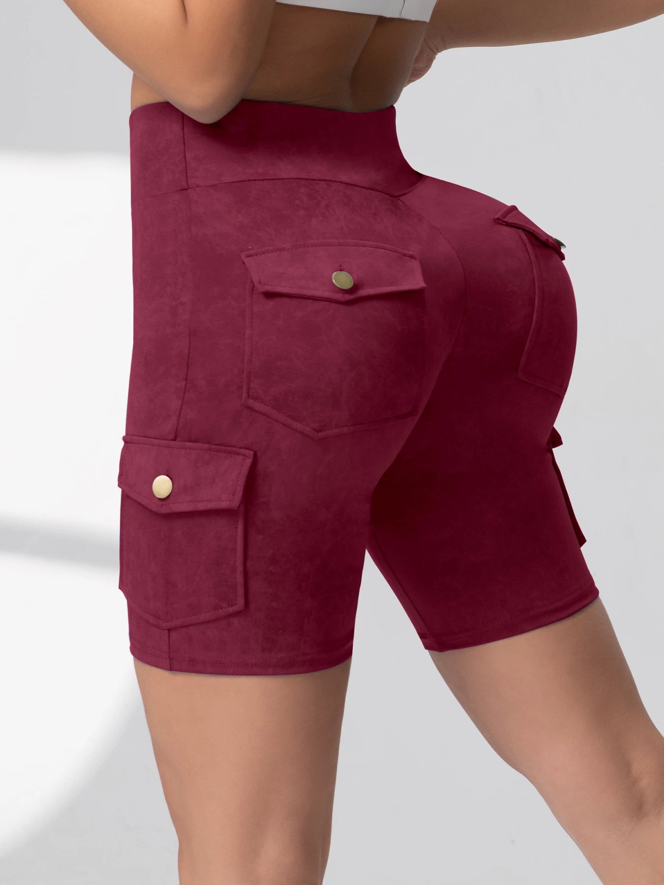 Women's Camo Butt-Lifting Workout Shorts