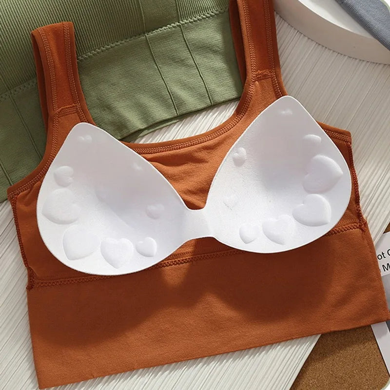 Women's Seamless Push-Up Sports Bra