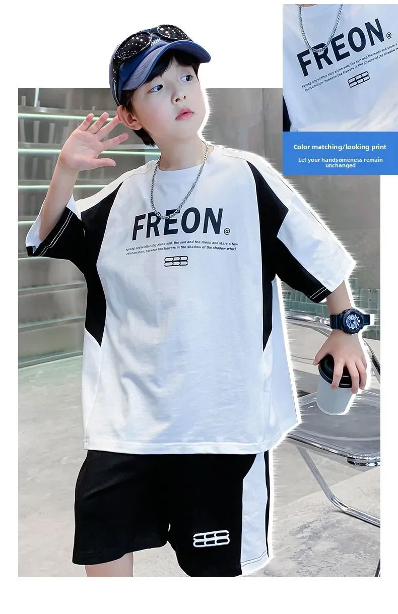 Boys' Sports Short-Sleeve Summer Set