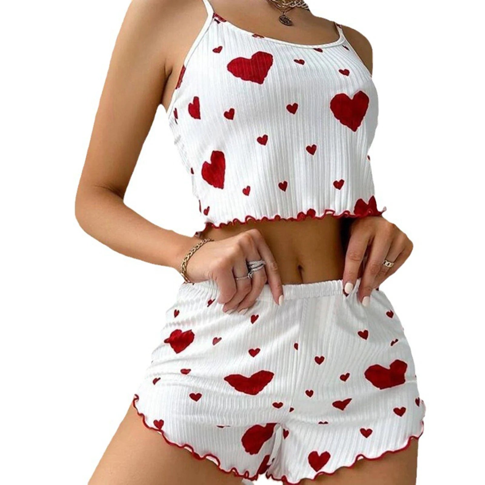 Women's Tank Top & Shorts Pajama Set