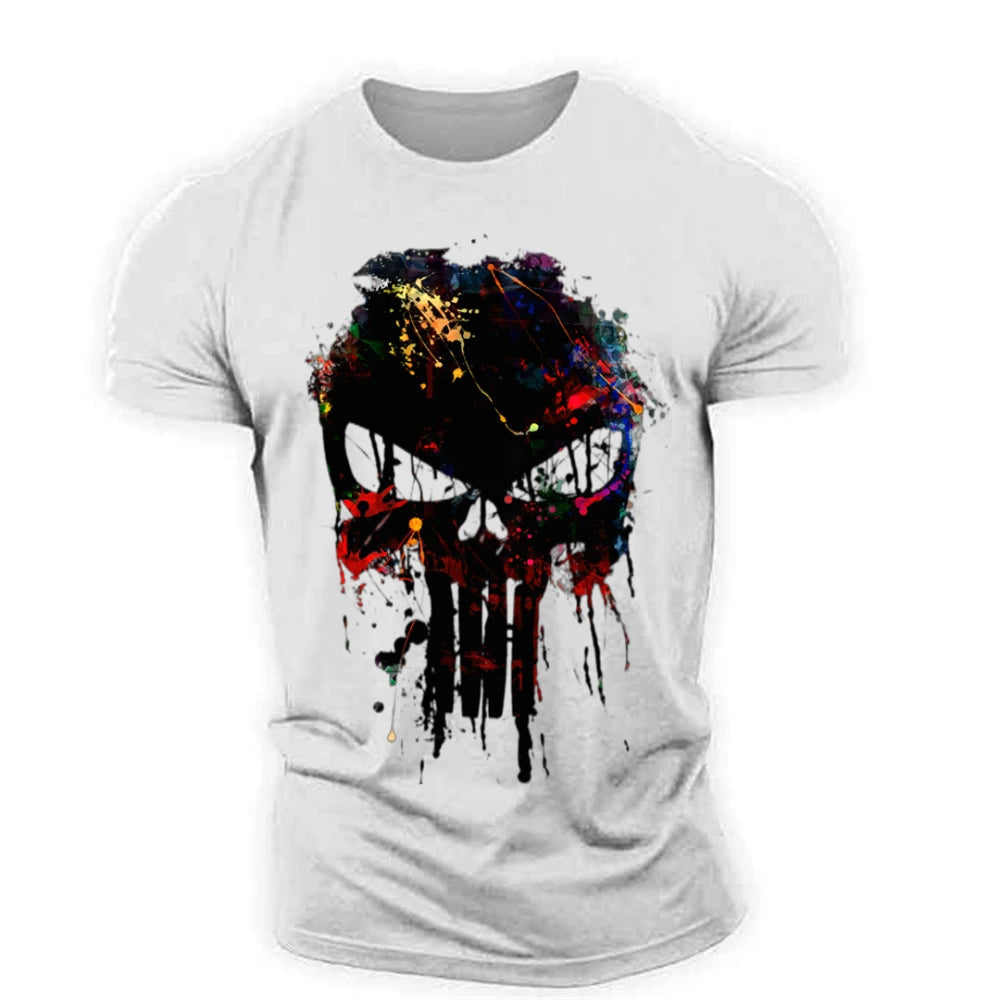 Men's Retro Sparta 3D Print Oversized T-Shirt