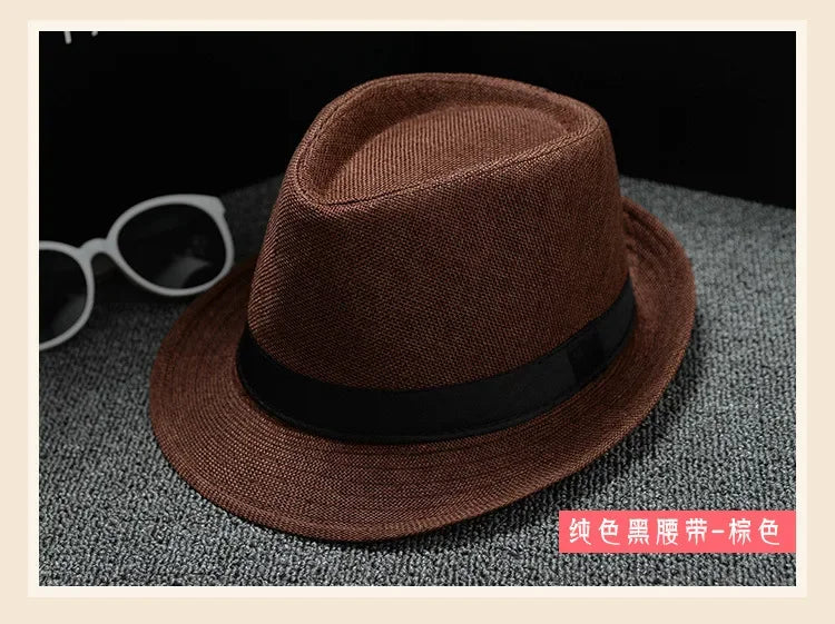 Unisex Vintage Fedora Panama Hat