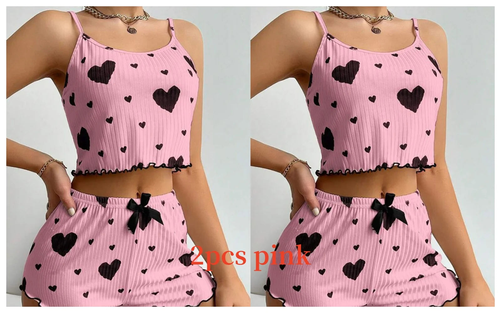Women's Tank Top & Shorts Pajama Set
