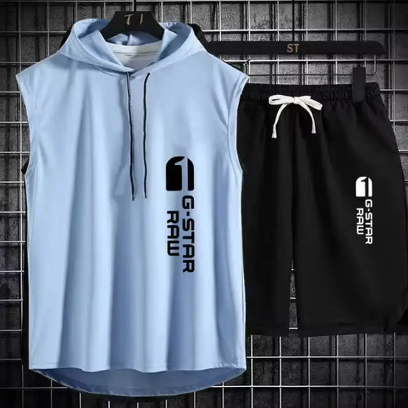 Men's Summer T-Shirt & Shorts Tracksuit Set